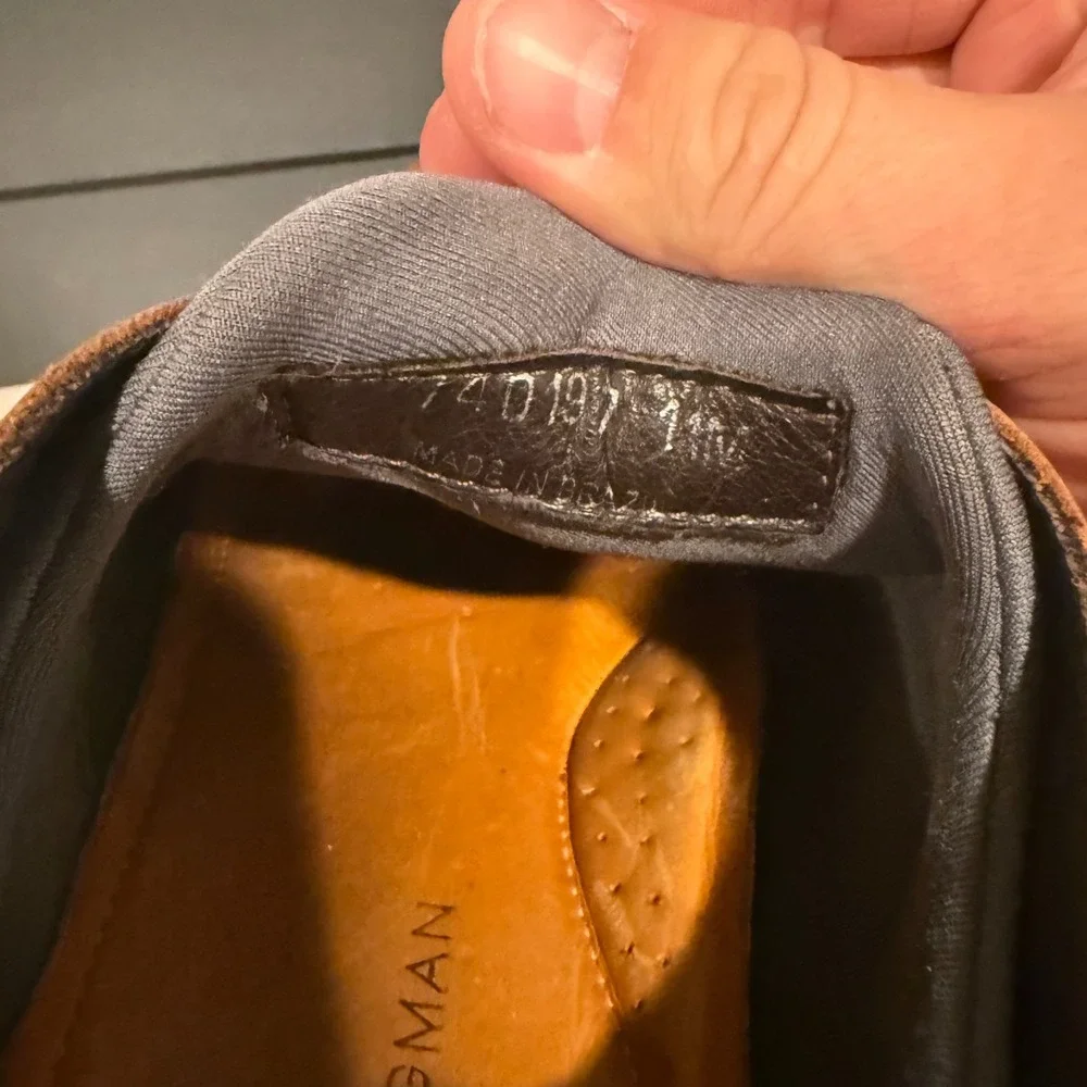 Martin‎ Dingman Bill Oxford Sneakers Mens 11.5 Brown Good Leather Hybrid Shoe